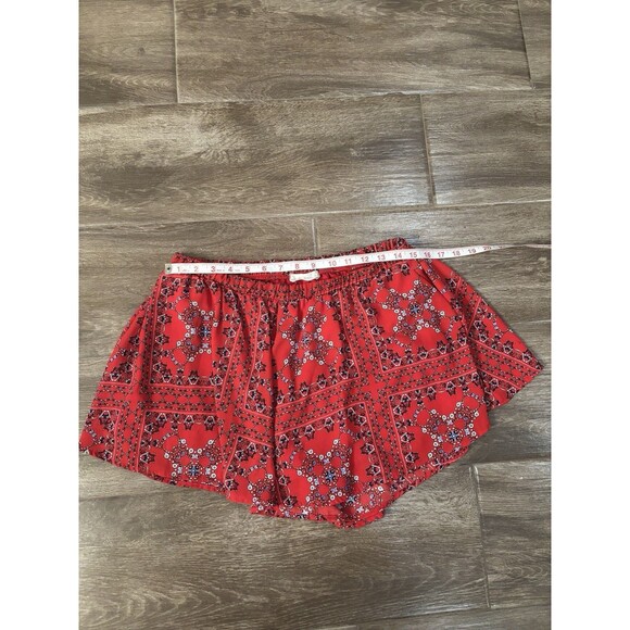 Alter’d State Red White Blue Butterfly Style Shorts With Bandana Pattern Size L - Picture 4 of 7